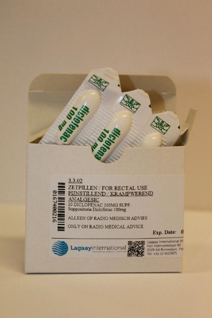 Diclofenac 100mg - 10 supp